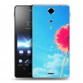 Дизайнерский пластиковый чехол для Sony Xperia TX Небо