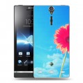 Дизайнерский пластиковый чехол для Sony Xperia S Небо