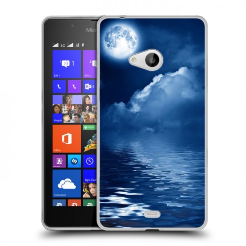 Дизайнерский пластиковый чехол для Microsoft Lumia 540 Небо