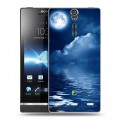 Дизайнерский пластиковый чехол для Sony Xperia S Небо