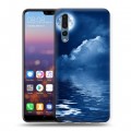 Дизайнерский силиконовый с усиленными углами чехол для Huawei P20 Pro Небо