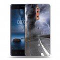 Дизайнерский пластиковый чехол для Nokia 8 Стихии