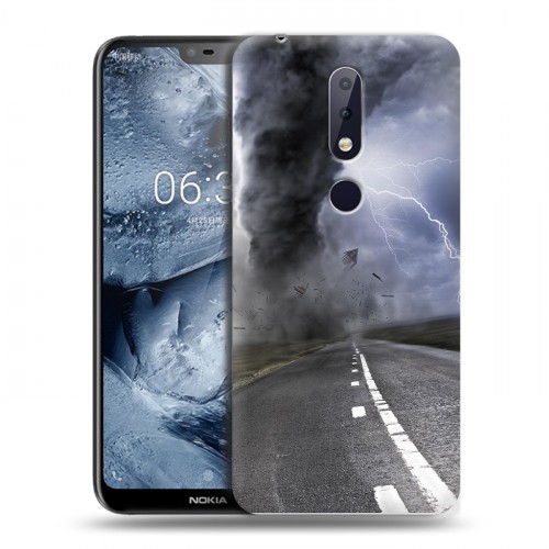 Дизайнерский пластиковый чехол для Nokia 6.1 Plus Стихии