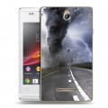 Дизайнерский пластиковый чехол для Sony Xperia E Стихии