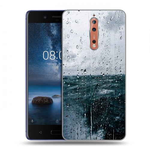 Дизайнерский пластиковый чехол для Nokia 8 Стихии