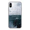 Дизайнерский силиконовый чехол для Iphone x10 Стихии