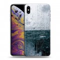 Дизайнерский силиконовый чехол для Iphone Xs Max Стихии