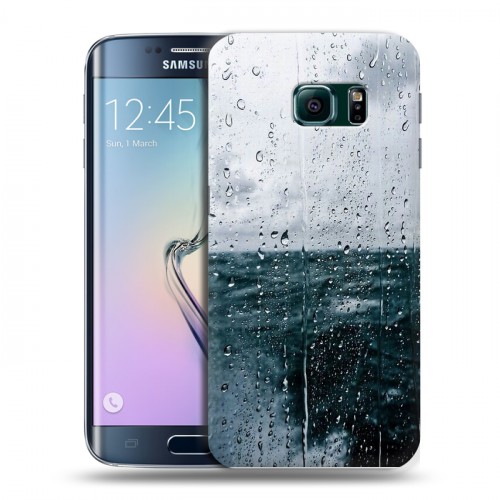 Дизайнерский пластиковый чехол для Samsung Galaxy S6 Edge Стихии