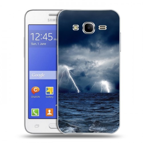 Дизайнерский пластиковый чехол для Samsung Galaxy J7 Стихии