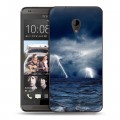 Дизайнерский пластиковый чехол для HTC Desire 700 Стихии