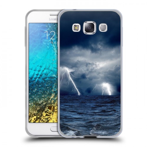 Дизайнерский пластиковый чехол для Samsung Galaxy E5 Стихии