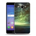 Дизайнерский пластиковый чехол для Huawei Y3 (2017) Стихии