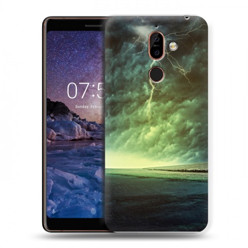 Дизайнерский пластиковый чехол для Nokia 7 Plus Стихии