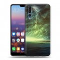 Дизайнерский силиконовый с усиленными углами чехол для Huawei P20 Pro Стихии