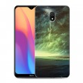 Дизайнерский силиконовый с усиленными углами чехол для Xiaomi RedMi 8A Стихии