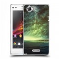 Дизайнерский пластиковый чехол для Sony Xperia L Стихии