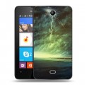 Дизайнерский силиконовый чехол для Microsoft Lumia 430 Dual SIM Стихии