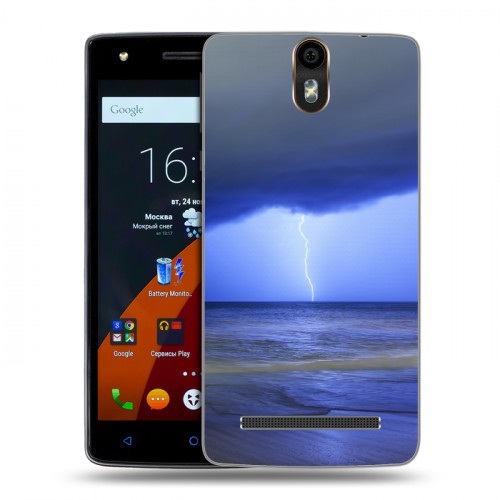 Дизайнерский силиконовый чехол для Wileyfox Storm Стихии