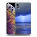 Дизайнерский силиконовый чехол для Iphone Xs Max Стихии