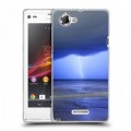 Дизайнерский пластиковый чехол для Sony Xperia L Стихии