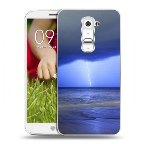 Дизайнерский пластиковый чехол для LG Optimus G2 mini Стихии
