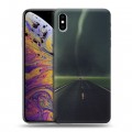 Дизайнерский силиконовый чехол для Iphone Xs Max Стихии