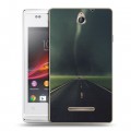 Дизайнерский пластиковый чехол для Sony Xperia E Стихии