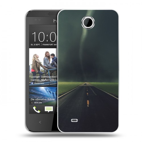 Дизайнерский пластиковый чехол для HTC Desire 300 Стихии