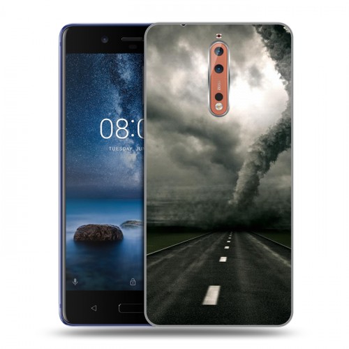 Дизайнерский пластиковый чехол для Nokia 8 Стихии