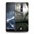 Дизайнерский пластиковый чехол для Nokia 5.1 Стихии