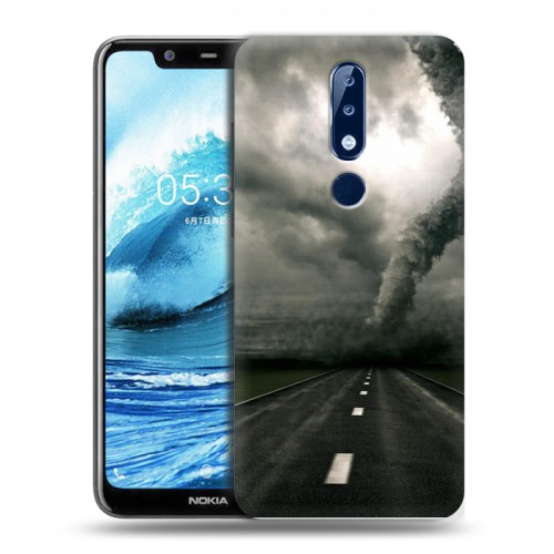 Дизайнерский пластиковый чехол для Nokia 5.1 Plus Стихии