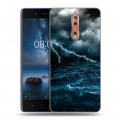 Дизайнерский пластиковый чехол для Nokia 8 Стихии