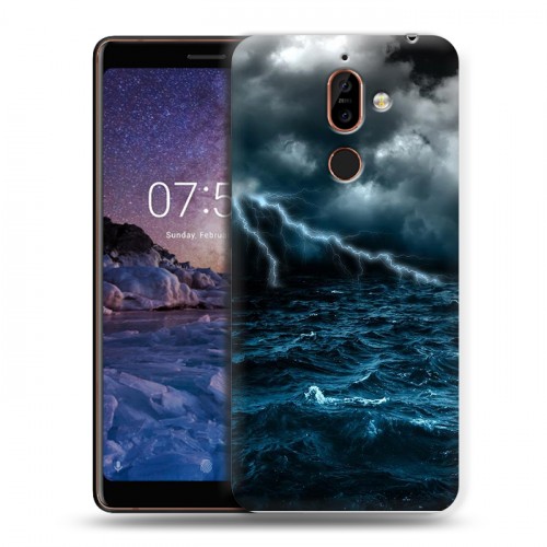 Дизайнерский пластиковый чехол для Nokia 7 Plus Стихии