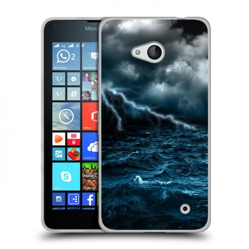 Дизайнерский пластиковый чехол для Microsoft Lumia 640 Стихии