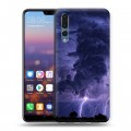 Дизайнерский силиконовый с усиленными углами чехол для Huawei P20 Pro Стихии