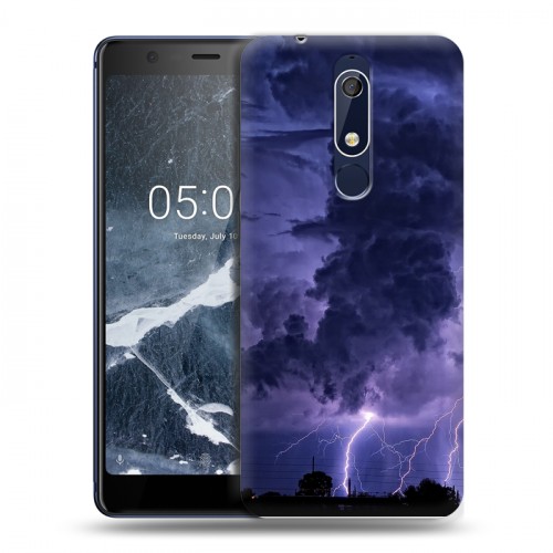 Дизайнерский пластиковый чехол для Nokia 5.1 Стихии