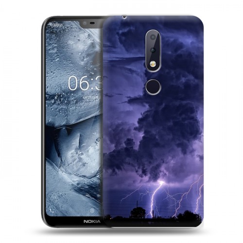 Дизайнерский силиконовый чехол для Nokia 6.1 Plus Стихии