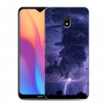 Дизайнерский силиконовый с усиленными углами чехол для Xiaomi RedMi 8A Стихии