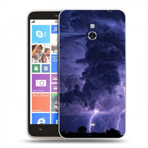 Дизайнерский пластиковый чехол для Nokia Lumia 1320 Стихии