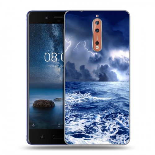 Дизайнерский пластиковый чехол для Nokia 8 Стихии