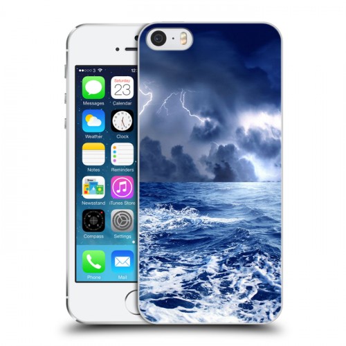 Дизайнерский пластиковый чехол для Iphone 5s Стихии