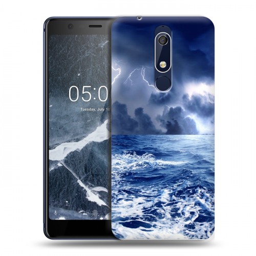 Дизайнерский пластиковый чехол для Nokia 5.1 Стихии