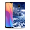 Дизайнерский силиконовый с усиленными углами чехол для Xiaomi RedMi 8A Стихии