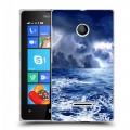 Дизайнерский пластиковый чехол для Microsoft Lumia 435 Стихии