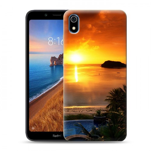 Дизайнерский силиконовый чехол для Xiaomi RedMi 7A Восход