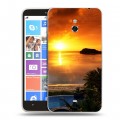 Дизайнерский пластиковый чехол для Nokia Lumia 1320 Восход