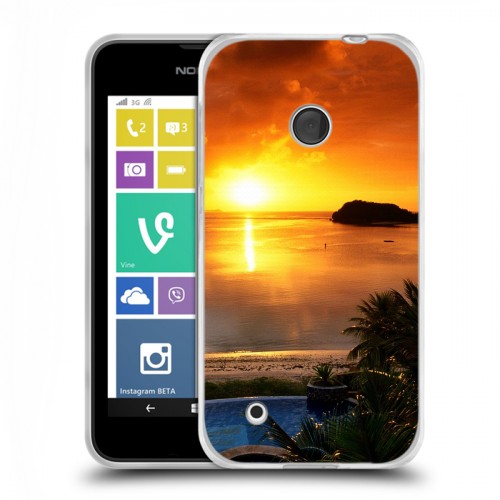 Дизайнерский пластиковый чехол для Nokia Lumia 530 Восход