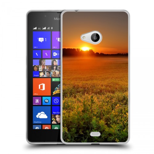 Дизайнерский пластиковый чехол для Microsoft Lumia 540 Восход