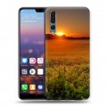 Дизайнерский силиконовый с усиленными углами чехол для Huawei P20 Pro Восход