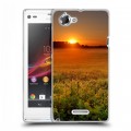 Дизайнерский пластиковый чехол для Sony Xperia L Восход